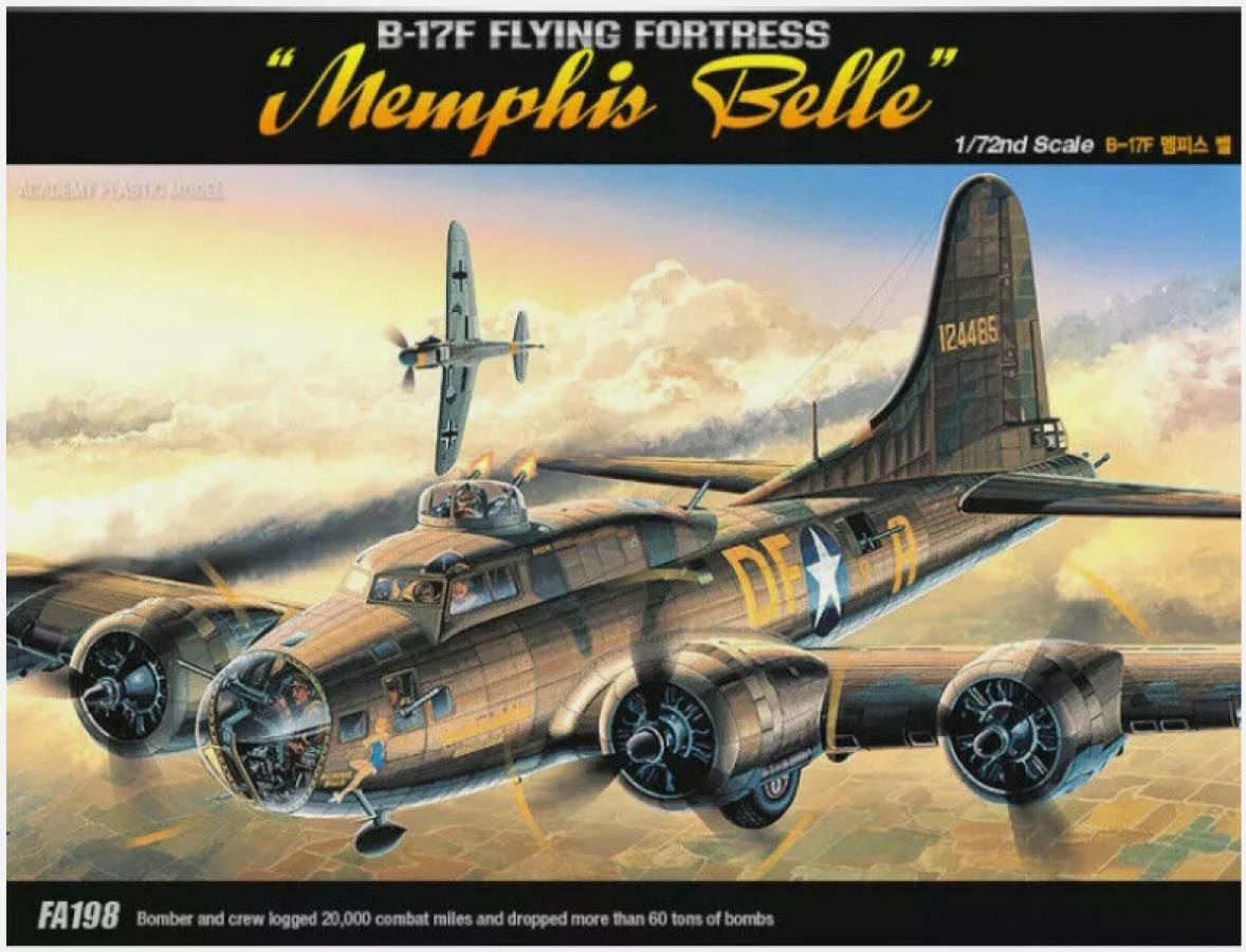 Academy 1/72 B-17F Flying Fortress "Memphis Belle" 12495